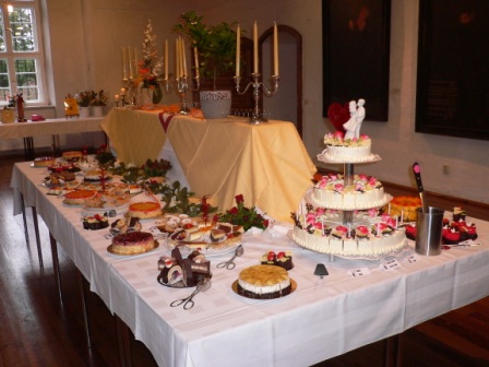 Beispiel einer Kuchentafel