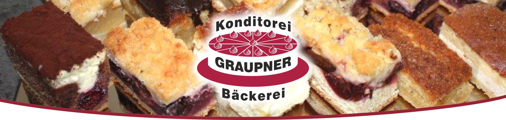 Verschiedene Kuchen aus unserer Backstube